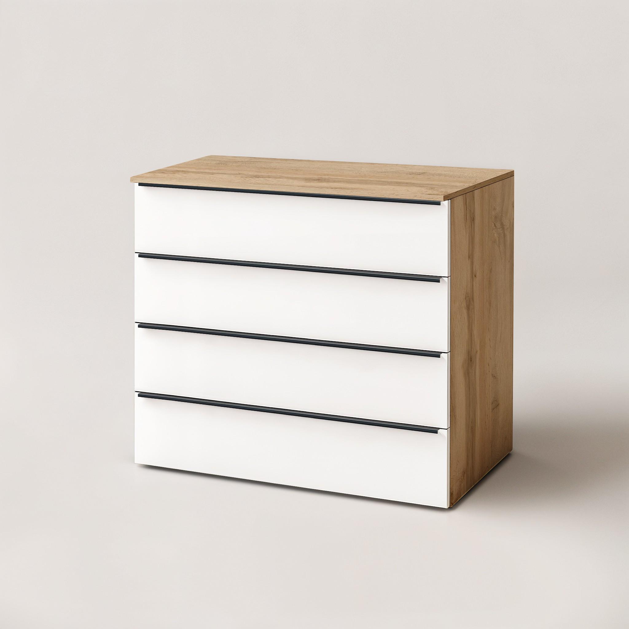 Комод на 4 шухляди FTX-4 1000х544х1014 мм Дуб Аппалачі/Білий - фото 2