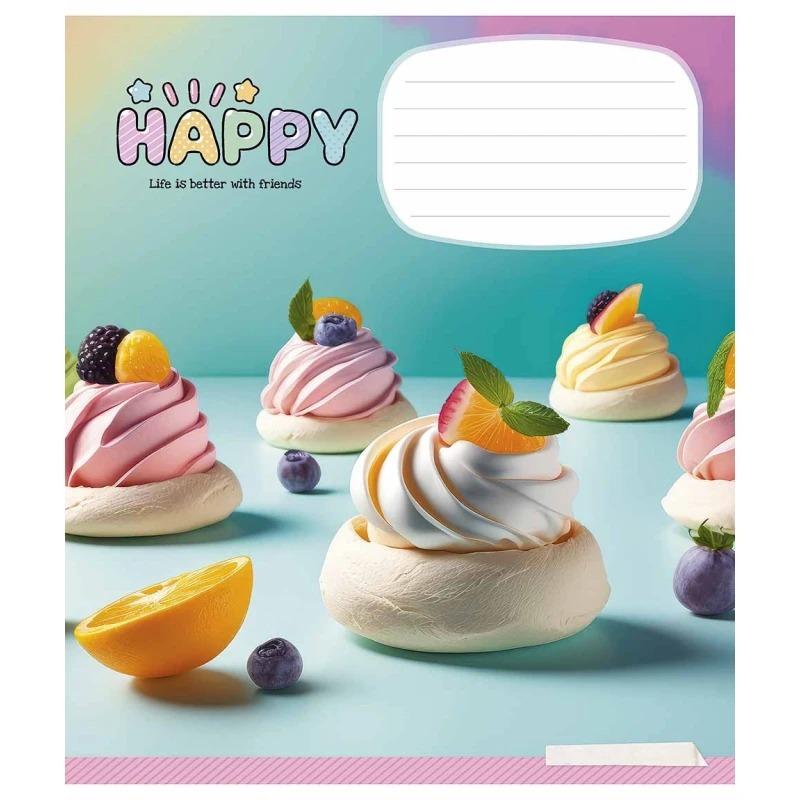 Школьная тетрадь в линейку Школярик 12 листов Разноцветный (NB-286-Z-522)