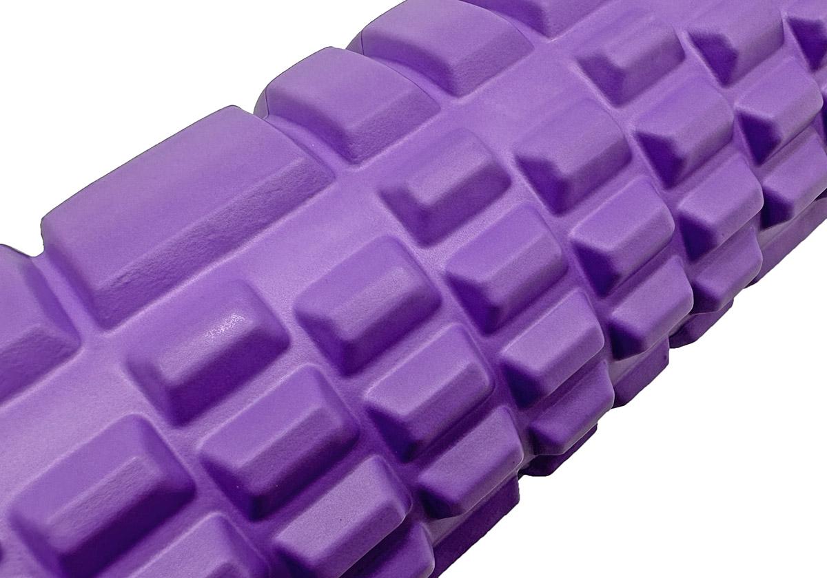 Масажний ролик EasyFit Grid Roller v.1.1 33 см Фіолетовий (EF-2020-V) - фото 3