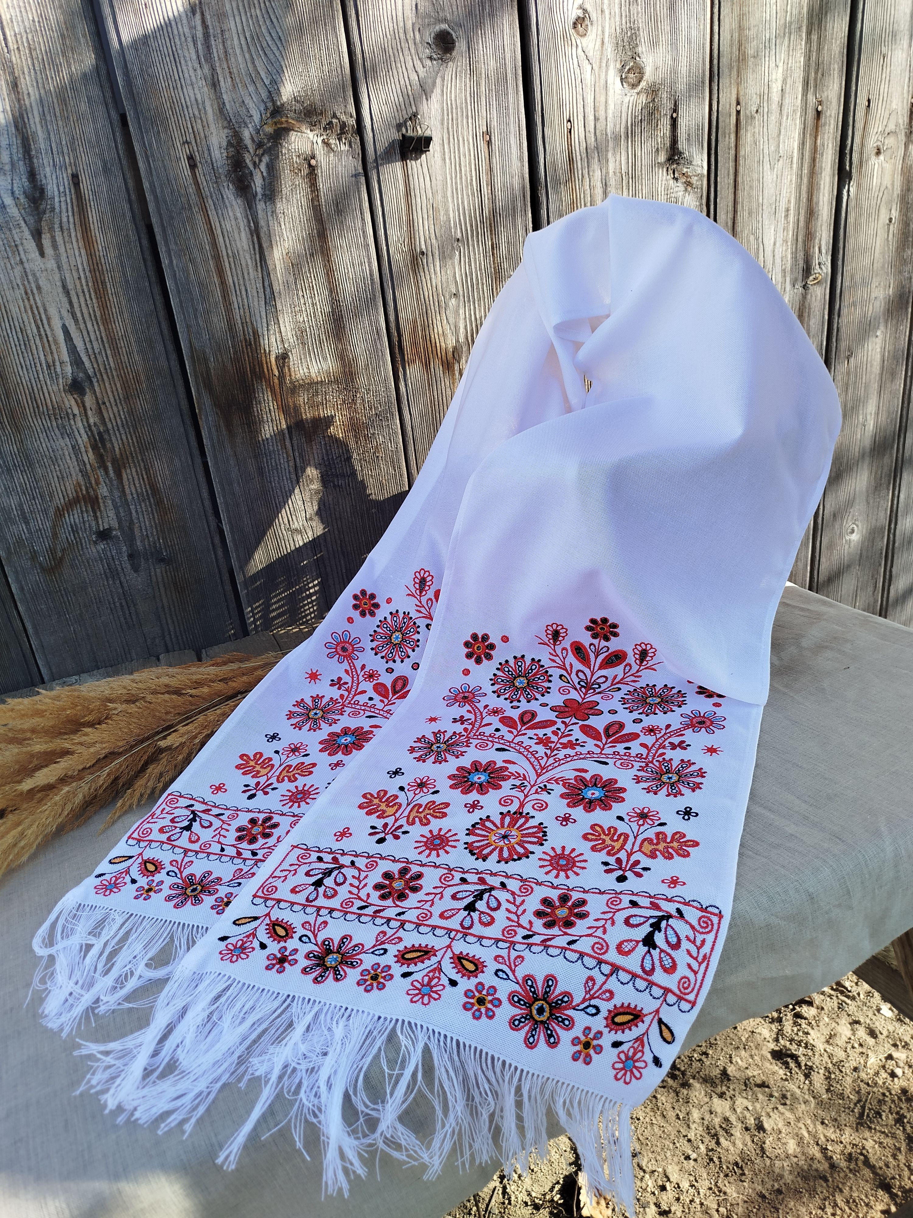 Рушник вишиваний на домотканому полотні (03218) - фото 4 Рушник вишиваний на домотканому полотні (03218) - фото 4