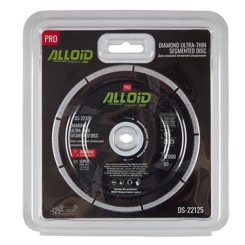 Диск алмазний Alloid Pro сегментний ультратонкий 125 мм (00000061499) - фото 8 Диск алмазний Alloid Pro сегментний ультратонкий 125 мм (00000061499) - фото 8