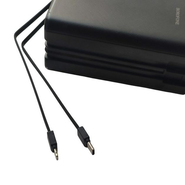 Повербанк Borofone DBT35B 50000 mah 22,5W 4xUSB Type-C micro Lightning/Black - фото 5 Повербанк Borofone DBT35B 50000 mah 22,5W 4xUSB Type-C micro Lightning/Black - фото 5