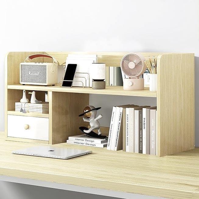 Полка-надстройка настольная из дерева Лунариоль бланже-зефир (АКД-00320120)