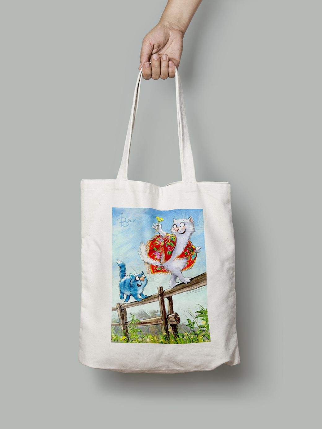 Эко-сумка Догонялки шопер (rinaz_2019192604008_Bag)