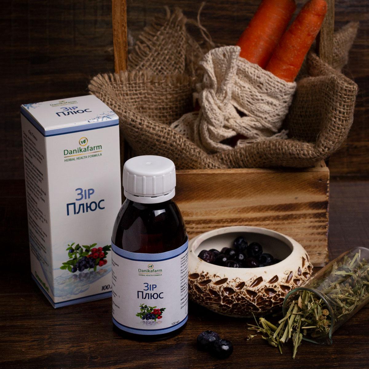 Натуральная добавка ДаникаФарм БАЖ Зрение плюс 100 мл