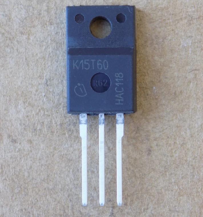 Транзистор Infineon K15T60 IKA15N60T для K10T60/IKA10N60T/TO220F (49056)