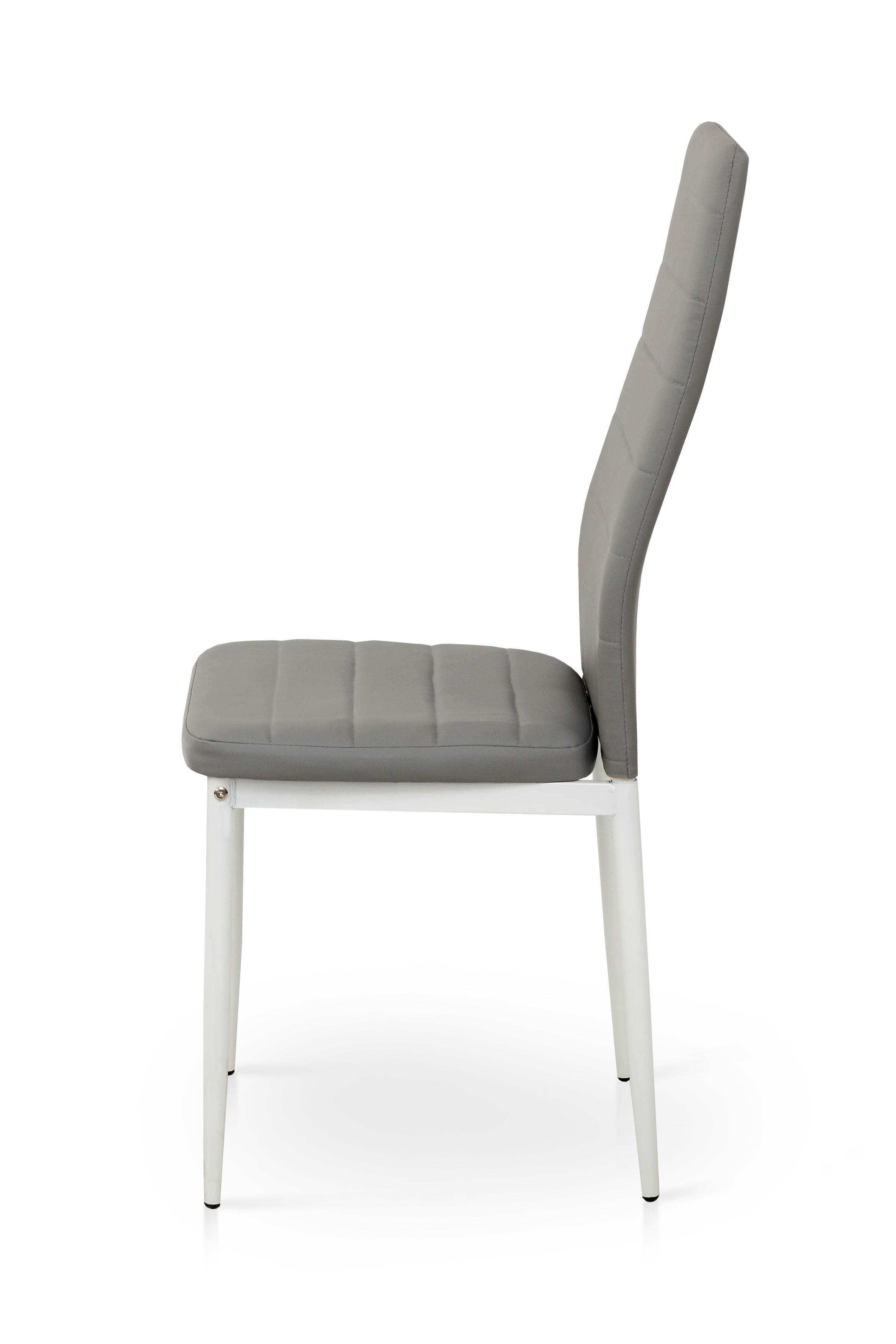 Стілець для кухні та вітальні ГРЕЙС Ріо 390х960х530 мм Білий/Сірий (GAА0052498) - фото 3