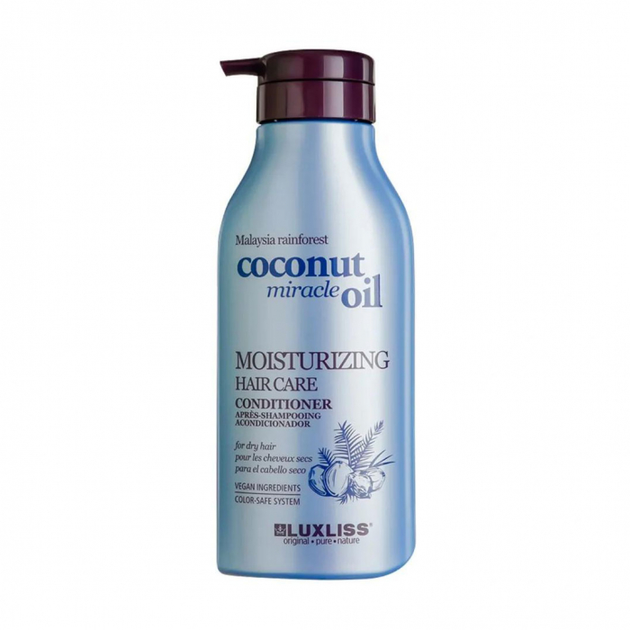 Кондиціонер для волосся Luxliss Malaysia Rainforest Moisturizing Hair Care Coconut Miracle Oil зволожуючий 500 мл