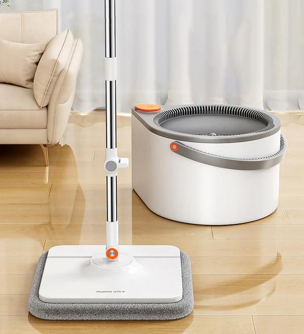 Набор швабра и ведро с отжимом Joybos Spin Mop S01 (JBS-XZTB-S01-FB-JWT2P)