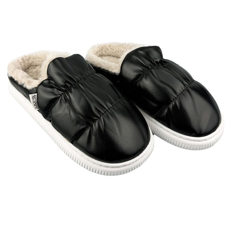 Тапочки домашние мужские экокожа 18810-1 p. 40-41 26-26,5 см Черный