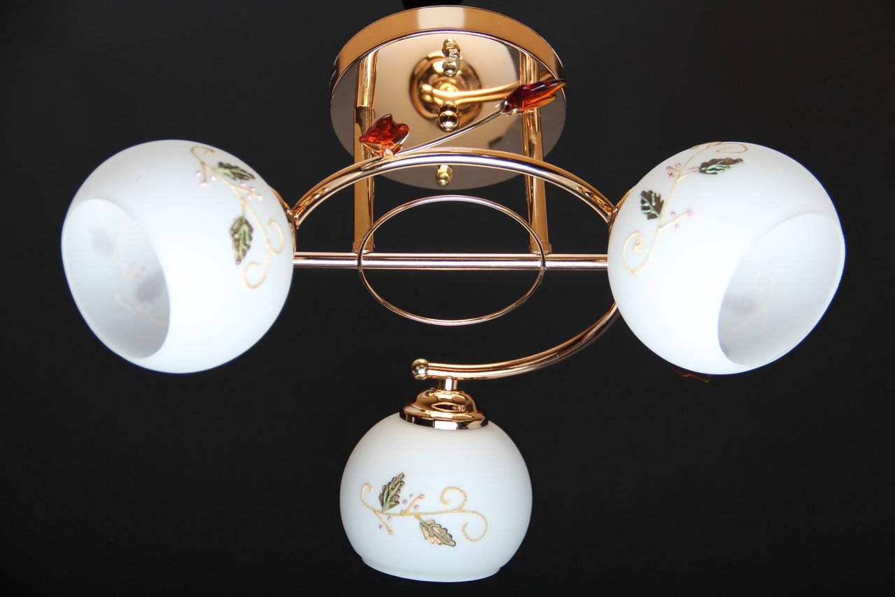 Люстра Svlight трехламповая HB0133/3 Золотой (372922806) Люстра Svlight трехламповая HB0133/3 Золотой (372922806)