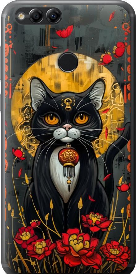Чехол на Huawei Honor 7X China Cat (6134u-1139-42517) Чехол на Huawei Honor 7X China Cat (6134u-1139-42517)