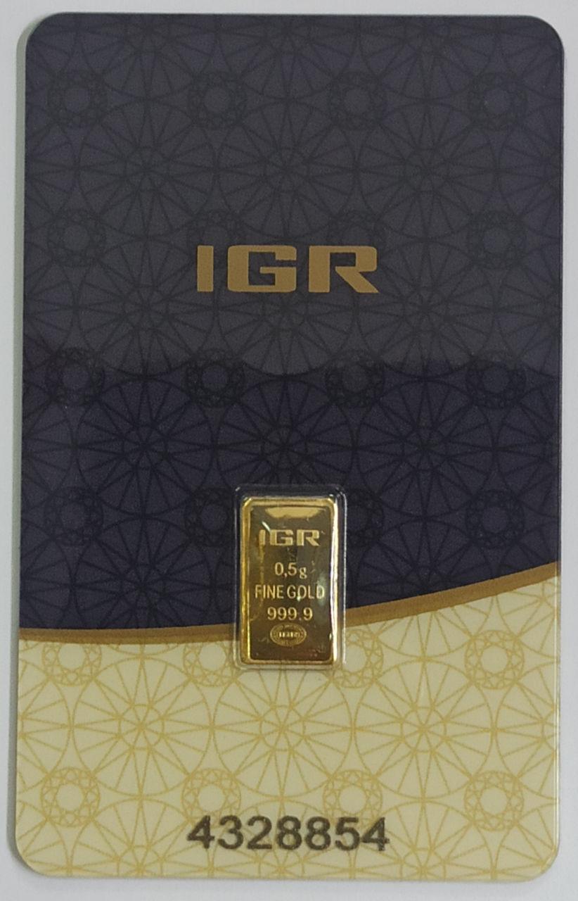 Золотой слиток Igr 0,5 г (00193)