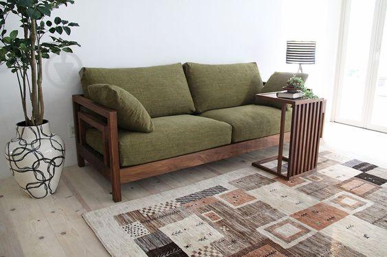 Диван мягкий JecksonLoft Ларри Оливковый 160 см 0210