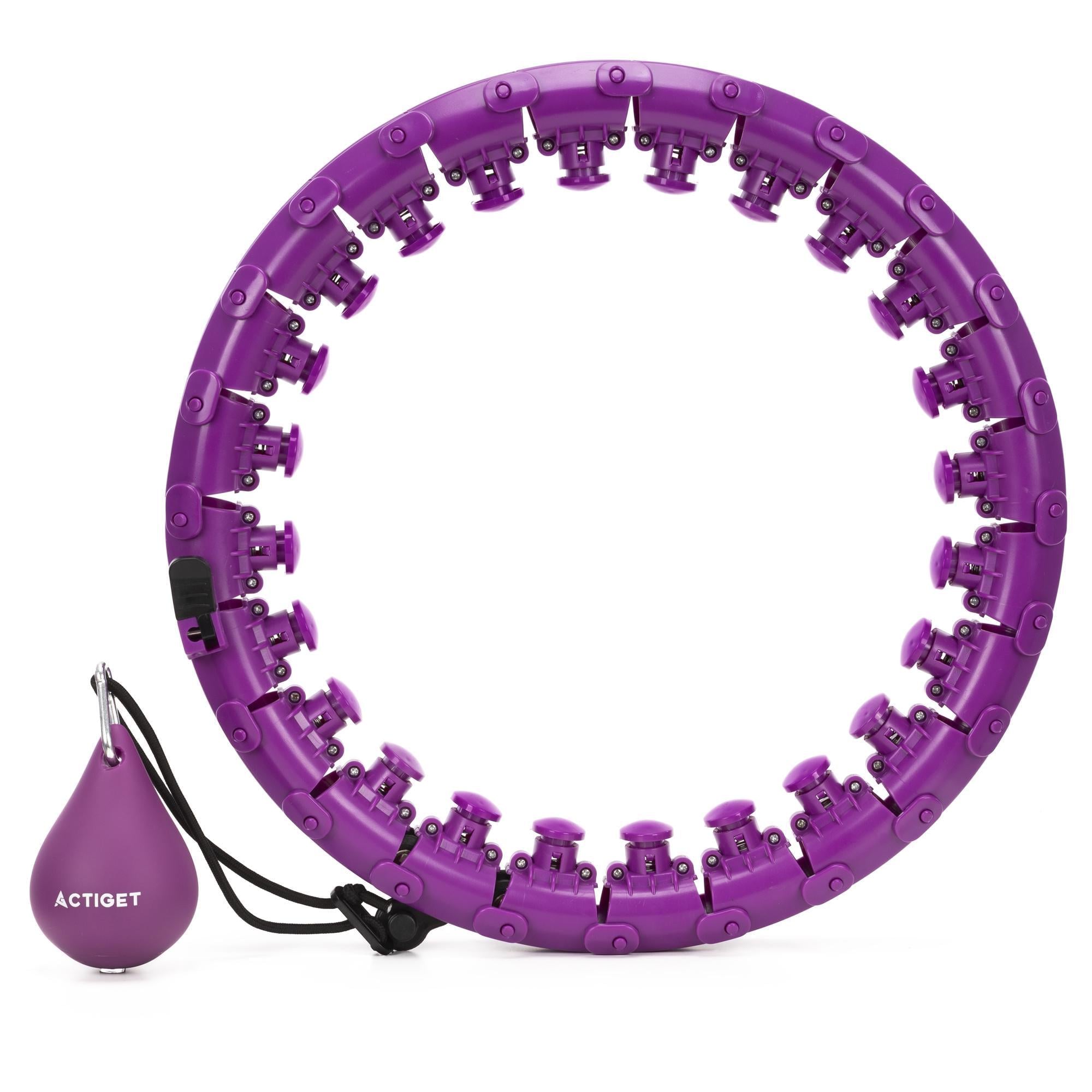 Обруч для талии Actiget ACT0137 массажный с отягощением Violet (5870)