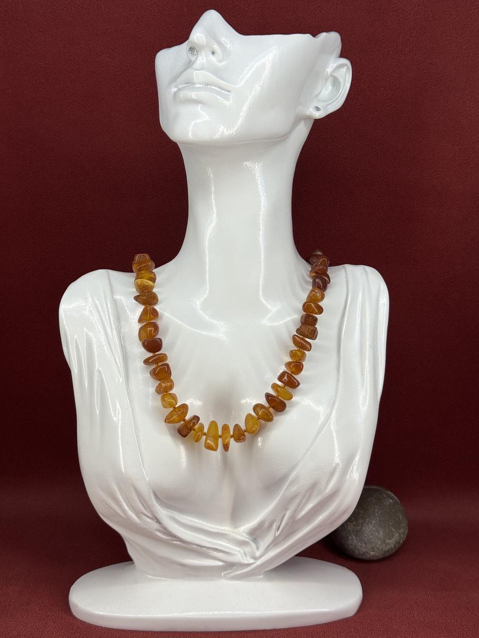 Бусы из янтаря лечебные 45 см (н-667)