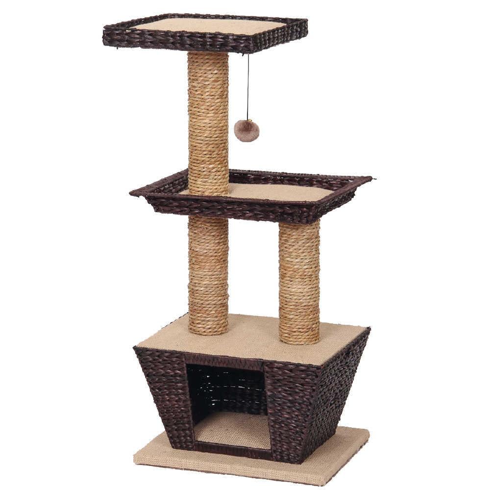 Дряпкачка сДомиком и лежанкой Croci Betulla 45x35x98,5 см