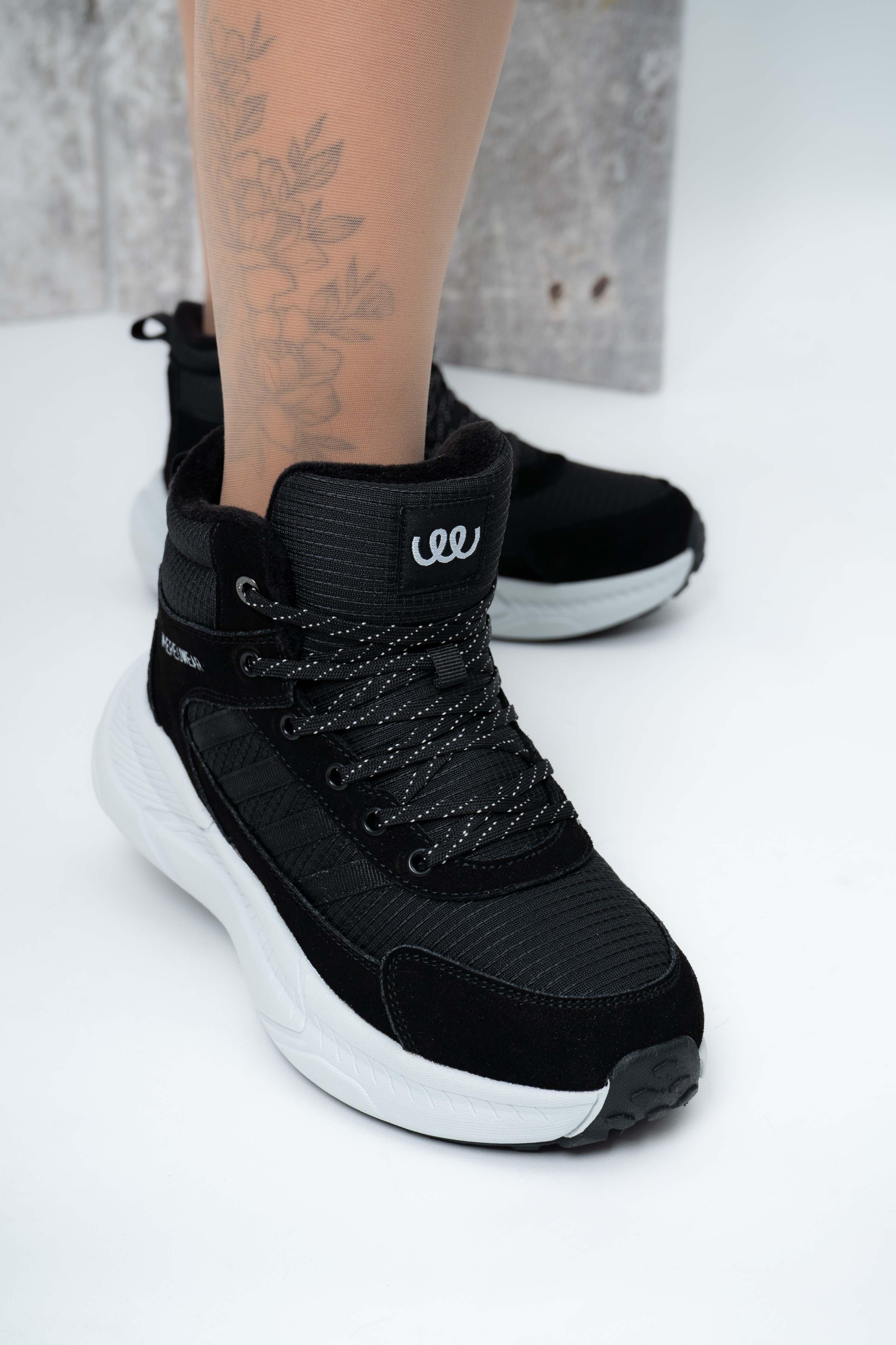 Ботинки женские Where Uwear зимние на меху 346968 р. 38 Черный (346968_38)