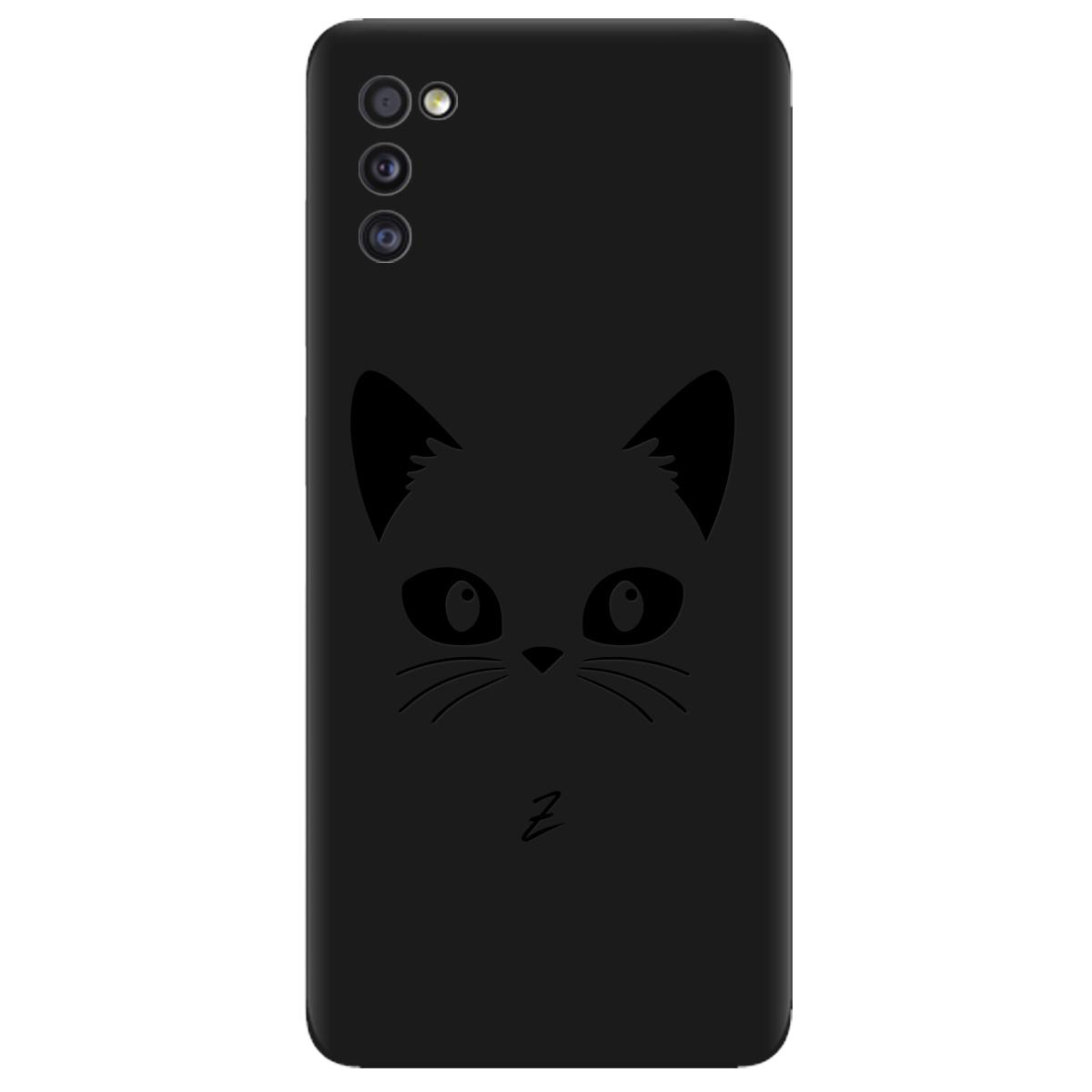 Силіконовий чохол Zorrov для Samsung Galaxy A41 - Cat Black (14120050156089065)