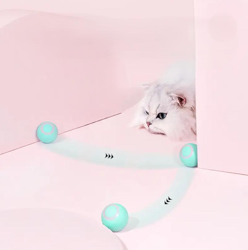 Мячик для животных с подсветкой подвижный Голубой (BDM-995-Blue) - фото 4