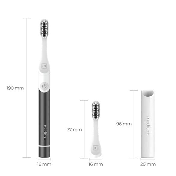 Електрична зубна щітка звукова MEDICA+ ProBrush 7.0 Compact Black - фото 2