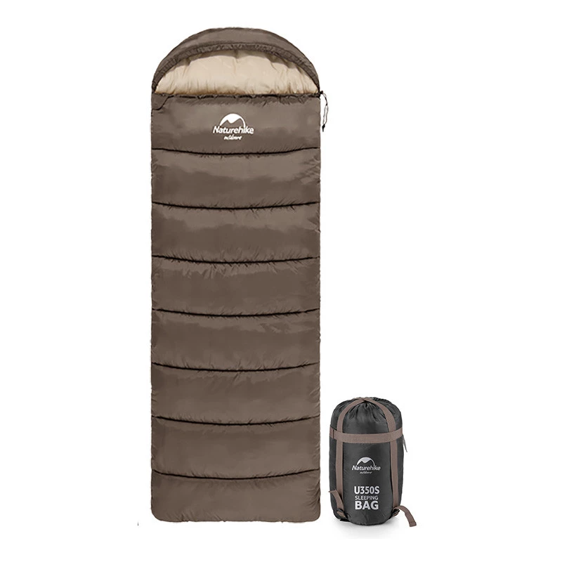 Спальный мешок Naturehike U350 NH20MSD07 220х75 см Brown