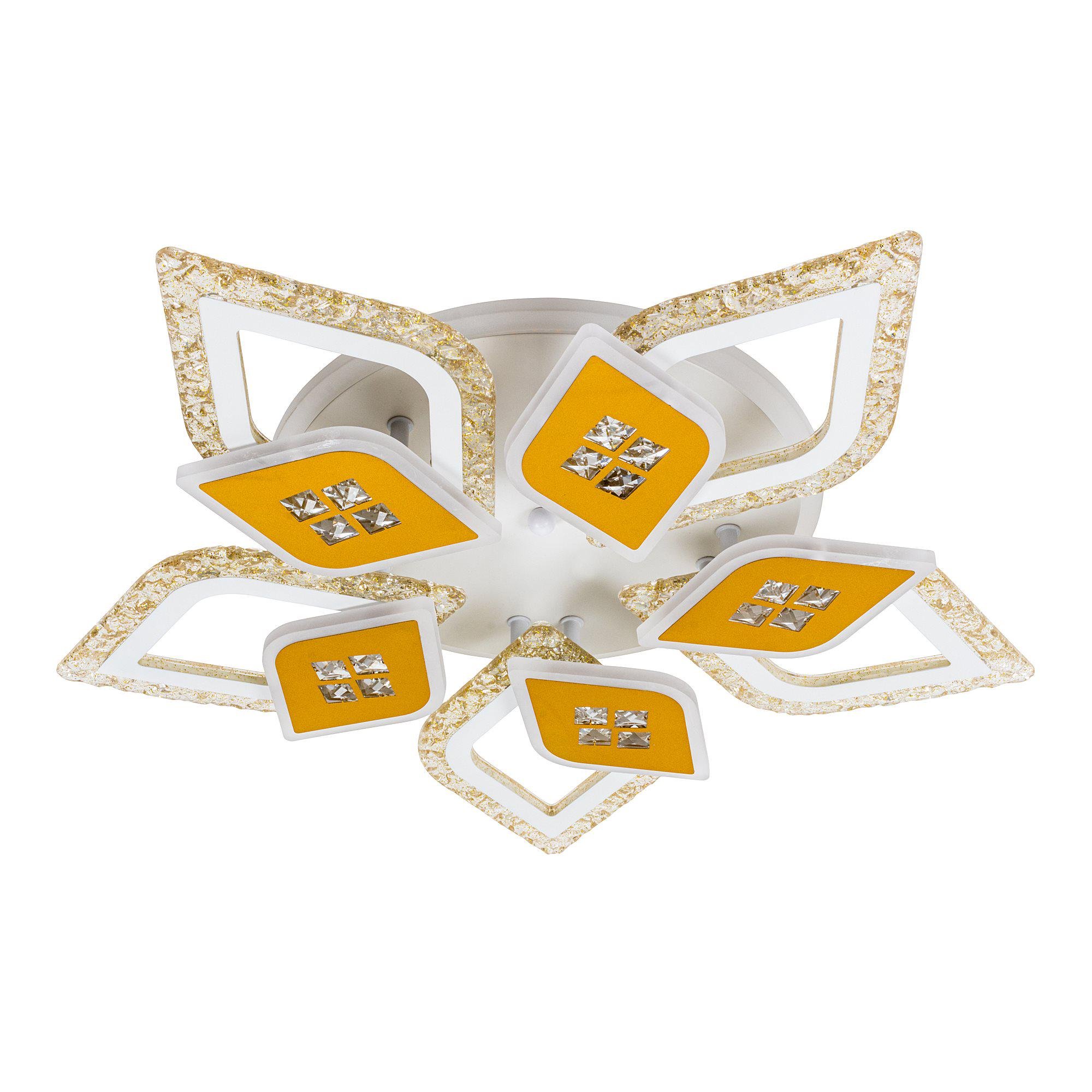 Люстра світлодіодна з пультом Valeso V K39939-5+5+1 White/Gold (000036403)