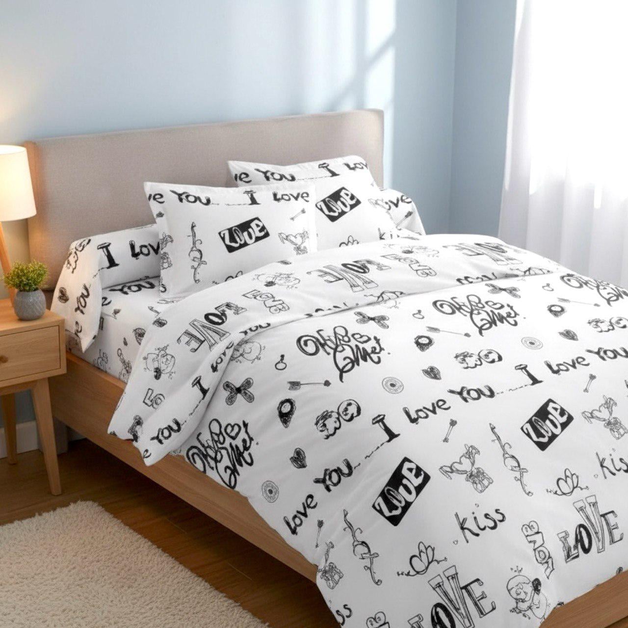 Комплект постельного белья Vital Textile Голд Люкс бязь двуспальный 180х220 см (BL2-83)