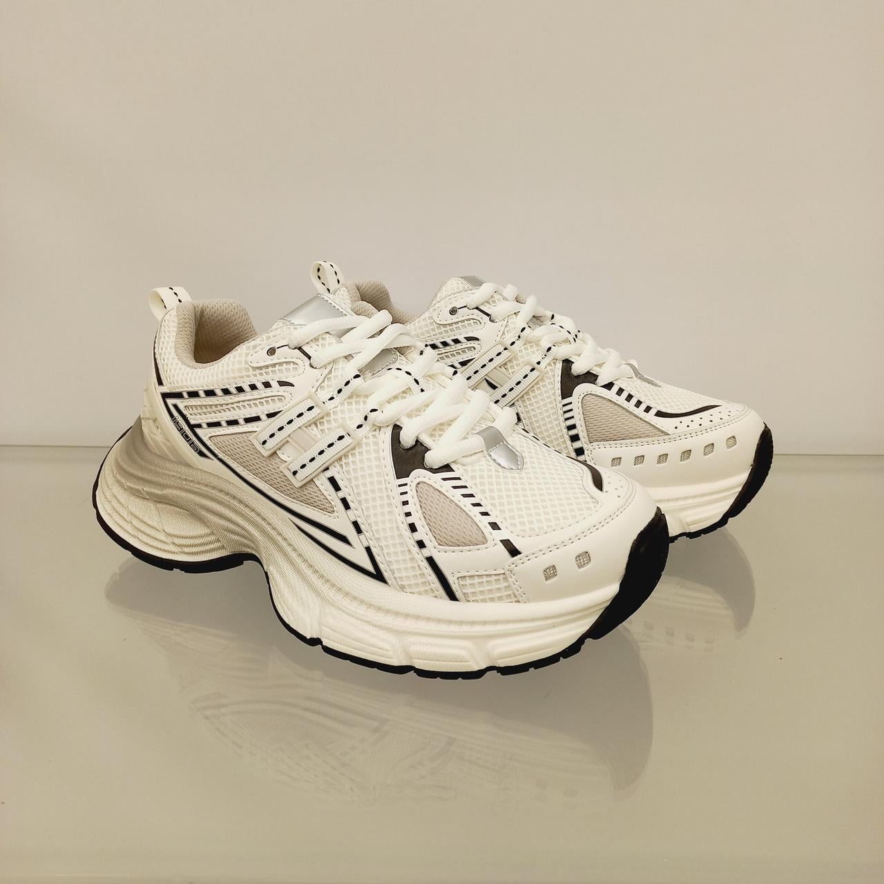 Кроссовки женские сетка на платформе р. 37 Белый (33384492)