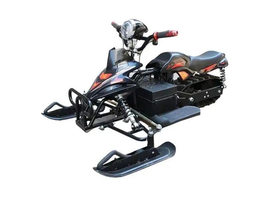 Электроснегоход Crosser S-1 800W 48V 20Ah на амортизаторах Черный Электроснегоход Crosser S-1 800W 48V 20Ah на амортизаторах Черный