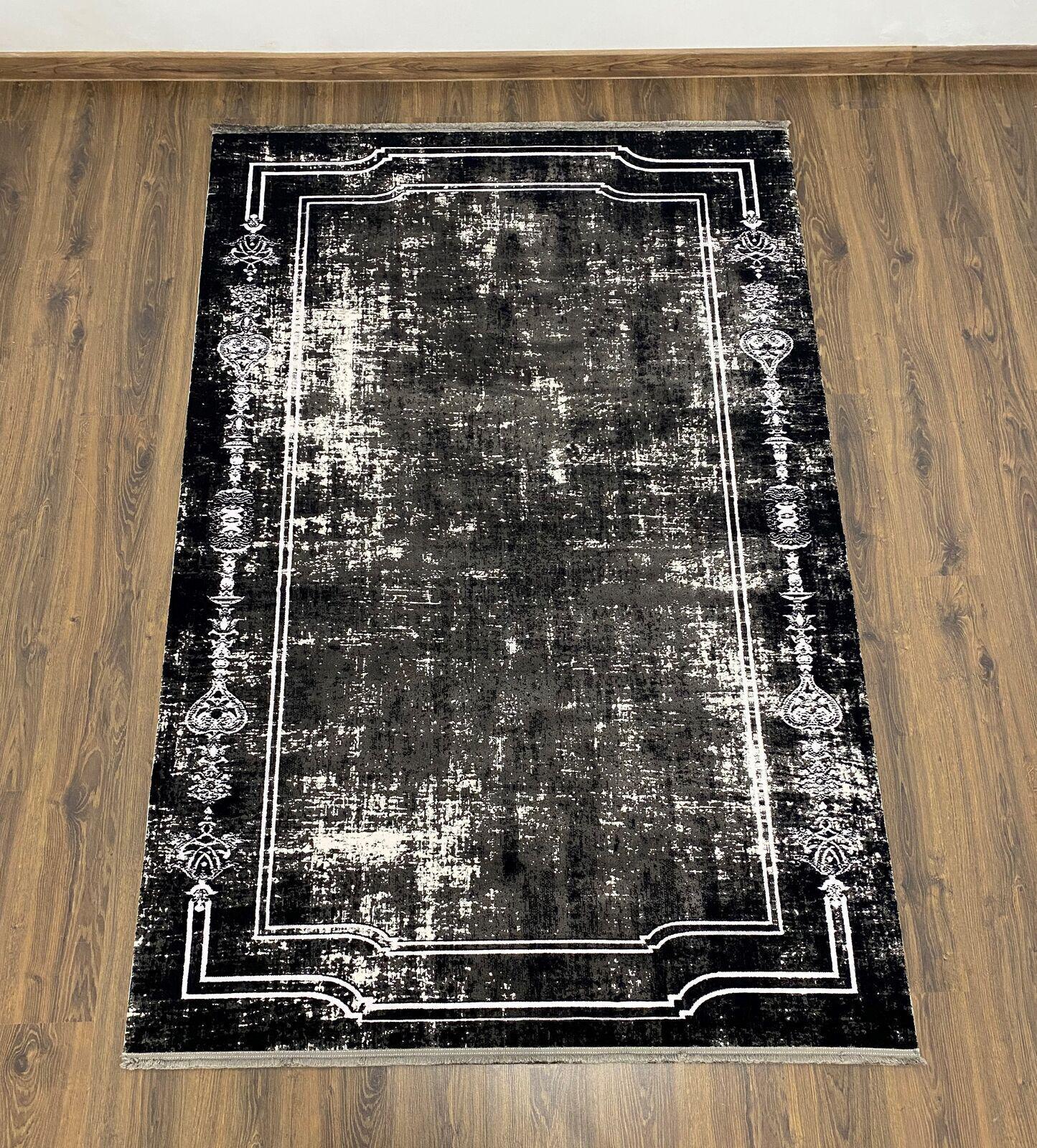 Ковер Monet Mt37B 1,2 х 1,8 м Black/White (5123-11) - фото 8