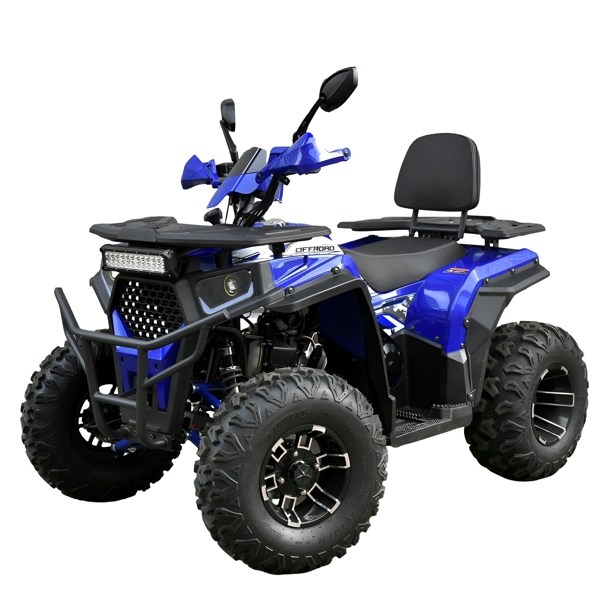 Квадроцикл бензиновый Profi 12V9Ah колеса 10" Синий (AFB200-4)