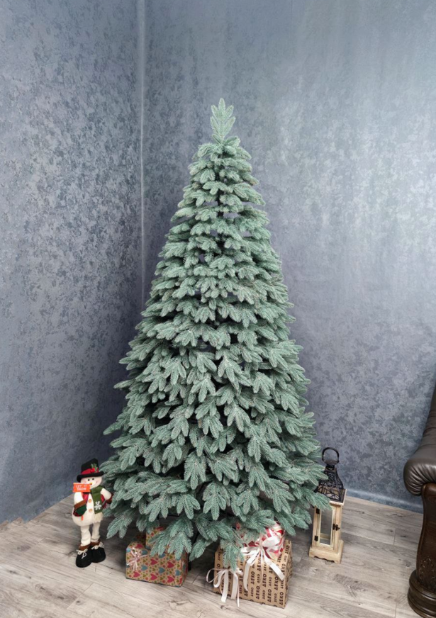 Штучна ялинка лита Бельгійська з металевою підставкою 1,50 м Блакитний (NYT15248) - фото 1 Штучна ялинка лита Бельгійська з металевою підставкою 1,50 м Блакитний (NYT15248) - фото 1