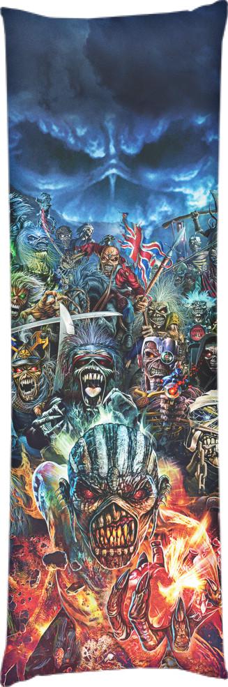 Подушка дакимакура Iron Maiden 7 60x180 см (14094283)