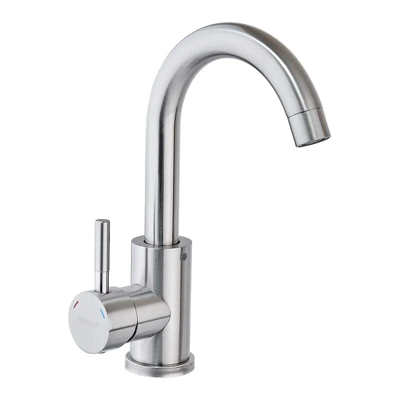 Смеситель для умывальника Armata SUS-001-C Нержавеющая сталь (CH6181)