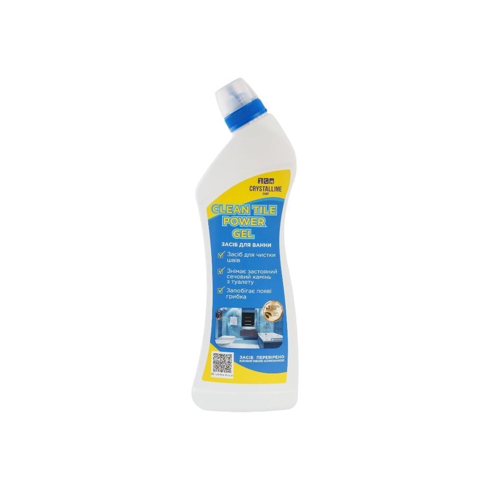 Засіб для видалення складних соляних нальотів Crystal Clean Tile Power GEL у вигляді гелю 750 мл (2426)