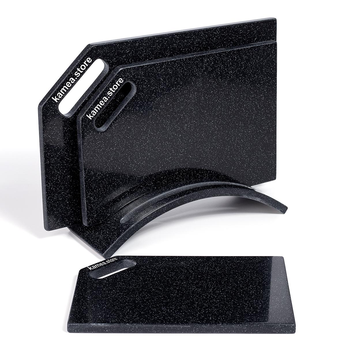 Набір кухонних дощок Kamea зі штучного каменю Romantic Night - фото 3 Набір кухонних дощок Kamea зі штучного каменю Romantic Night - фото 3