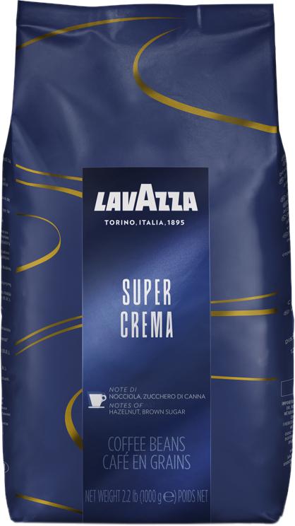 Кава в зернах Lavazza Super Crema 1 кг