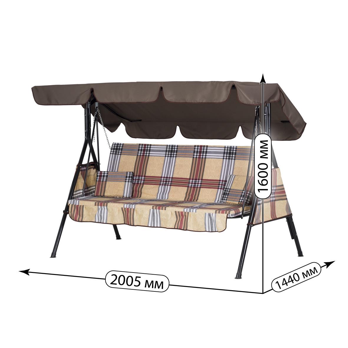 Качели садовые Vitan Дача (2140014) - фото 4 Качели садовые Vitan Дача (2140014) - фото 4