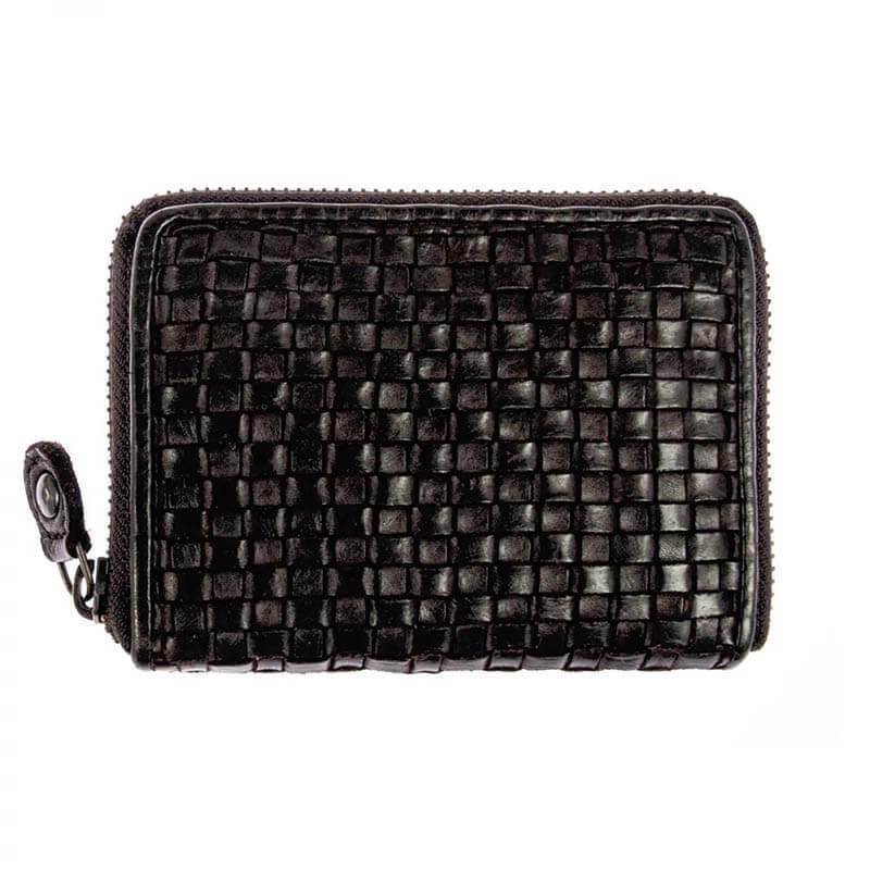 Кошелек женский Ashwood D80 винтажный Black (41876)