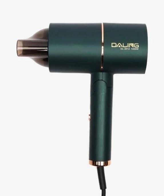 Фен для волос Daling DL-3012 дорожный 1400 Вт Зеленый (2215273135)
