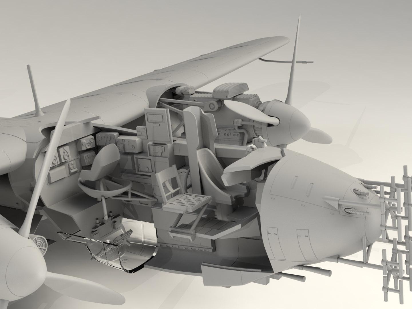 Сборная модель ICM Do 217N-1 немецкий ночной истребитель 2СВ (48271) - фото 18