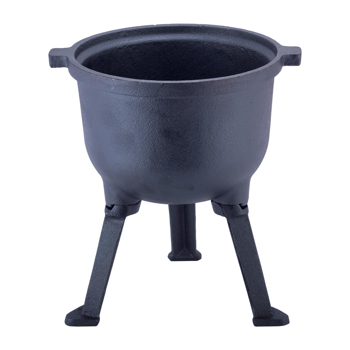 Котел на ніжках Kamille KM-4801V чавунний з кришкою та ручкою 7 л Темно-сірий (124-84-4801V) - фото 4 Котел на ніжках Kamille KM-4801V чавунний з кришкою та ручкою 7 л Темно-сірий (124-84-4801V) - фото 4