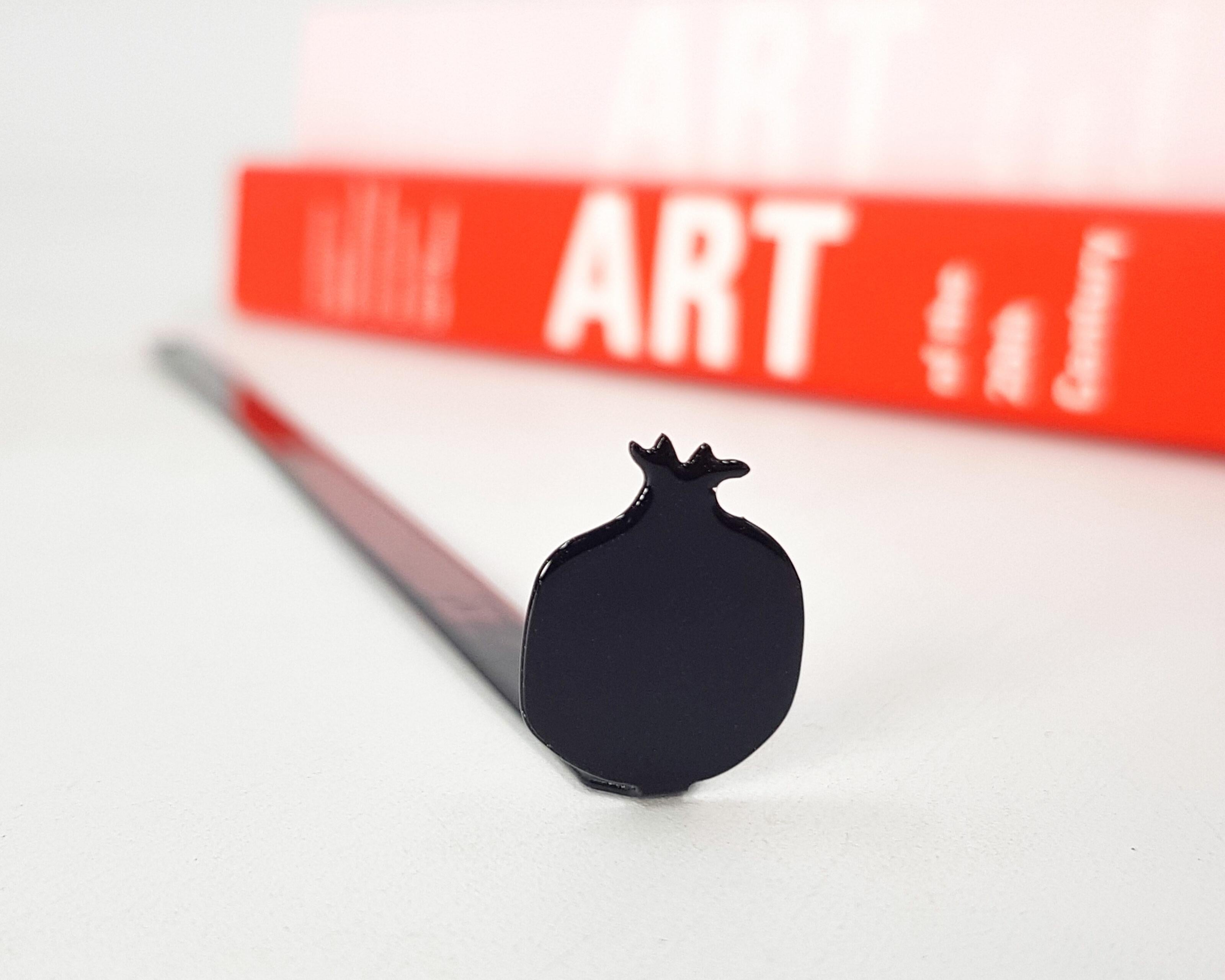 Закладка для книг Гранат Чорний (sp6-BM01_pomegranate_black)