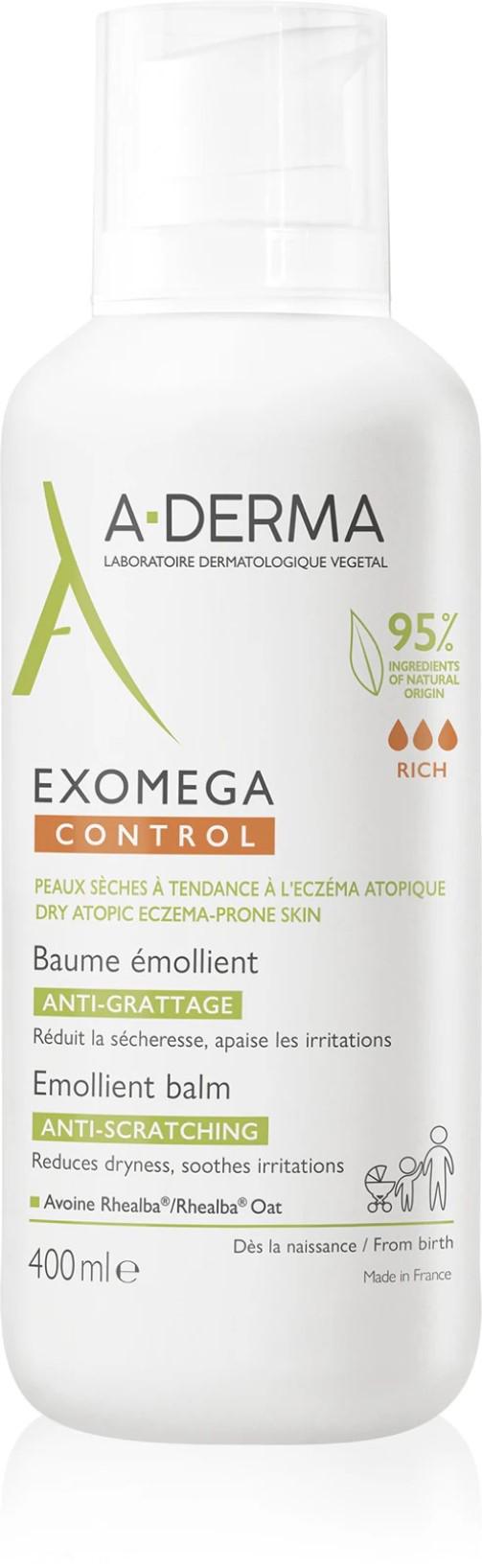 Бальзам смягчающий увлажняющий A-Derma Exomega Emollient Balm 400 мл (1529660362)