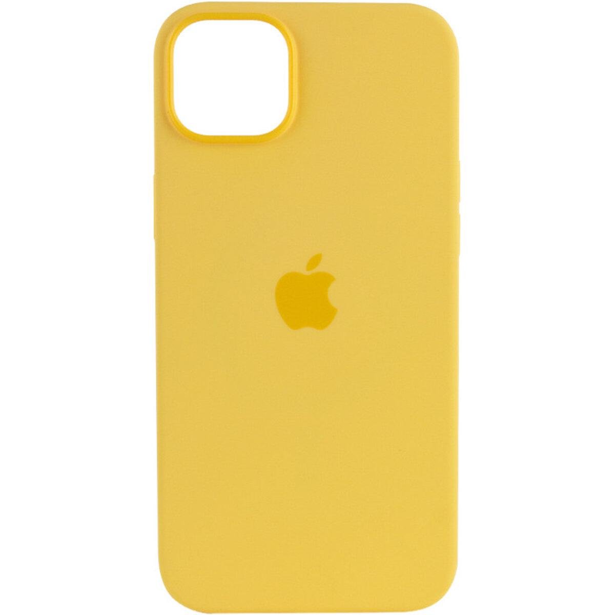 Протиударний чохол Silicone Full Case AAA MagSafe IC для Apple iPhone 14 Sunglow