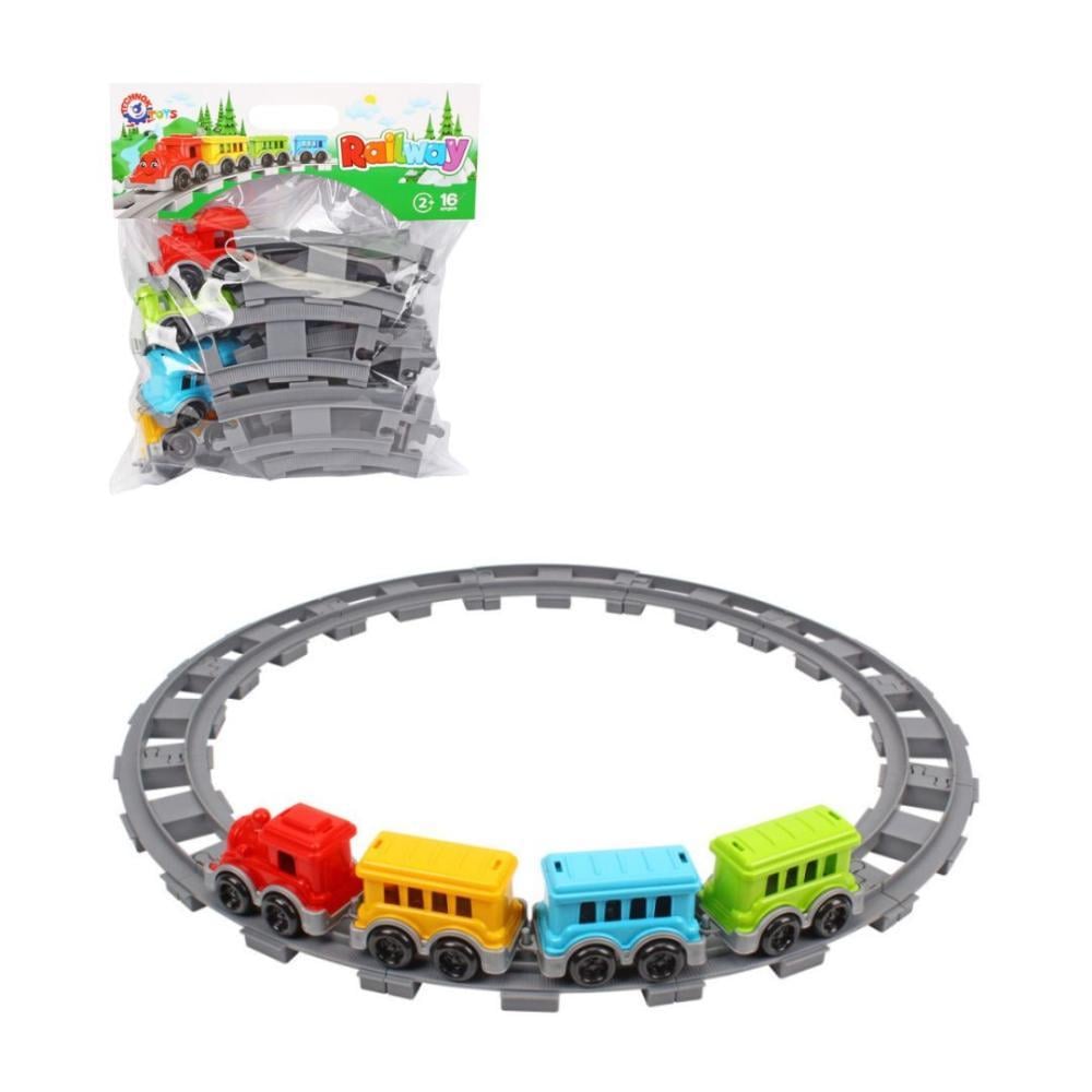 Игрушка ТехноК Конструктор железная дорога (0914)