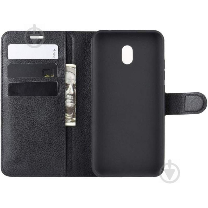 Чохол-книжка Litchie Wallet для Xiaomi Redmi 8A Black (hub_RtOq70270) - фото 4