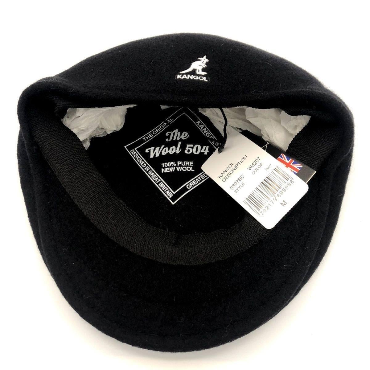 Кепка берет Kangol тепла М Чорний (3189562414)