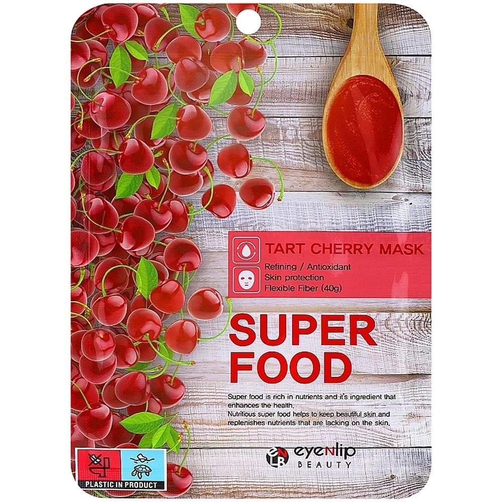 Набор тканевых масок Eyenlip Super Food Tart Cherry Mask с вишней 23 мл 10 шт. (2187988877) Набор тканевых масок Eyenlip Super Food Tart Cherry Mask с вишней 23 мл 10 шт. (2187988877)